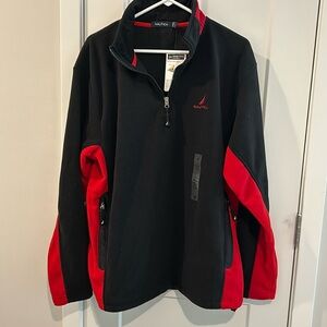 Nautica fleece 1/4 zip pullover, NWT